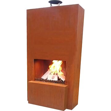 GardenMaxx Pincate Corten Terrace Fireplace