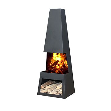 Gardenmaxx Pular XL Black Terrace Fireplace