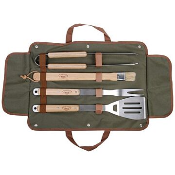 Esschert 4-piece BBQ tool set with bag