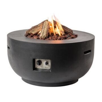 Cocoon table Bowl black