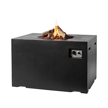 Happy Cocooning firepit rectangular Lounge & Dining black