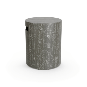 Happy Cocooning Enclosure Round oscuro travertine