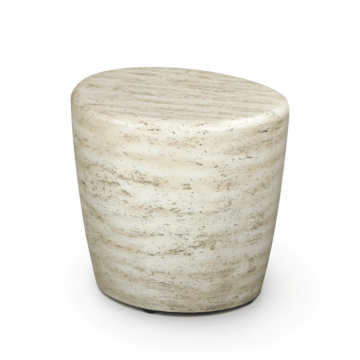 Happy Cocooning side table Organic travertine