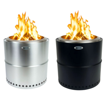 HEAT fire basket Rokfri product image stainless steel and black