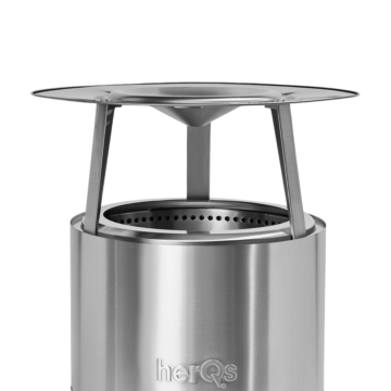 HerQs heat deflector for fire pit Blaze