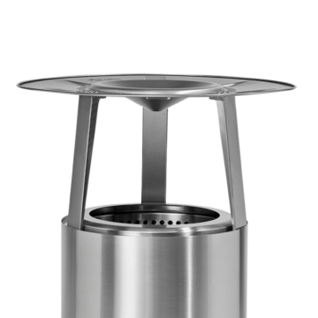 HerQs heat deflector for fire pit Cozy