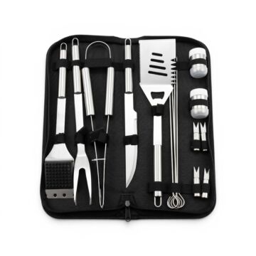 HEAT BBQ tool set Enkel 17-piece