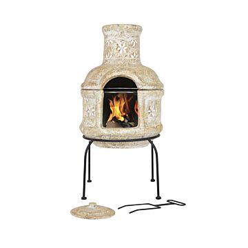 Patio fire place La Hacienda Star Flower Grill S Patio fire place La Hacienda Star Flower Grill S