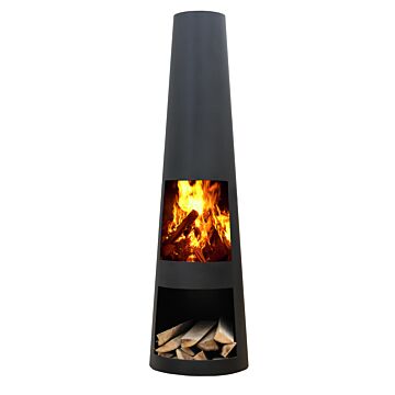 Gardenmaxx Rengo Black Terrace Fireplace