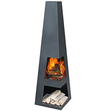 Gardenmaxx Sanga Black Terrace Fireplace