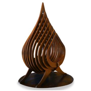 STOOQ Juwl Garden Fireplace Including Base Plate
