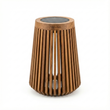 ZOLUNA solar floor lamp Lon L teak