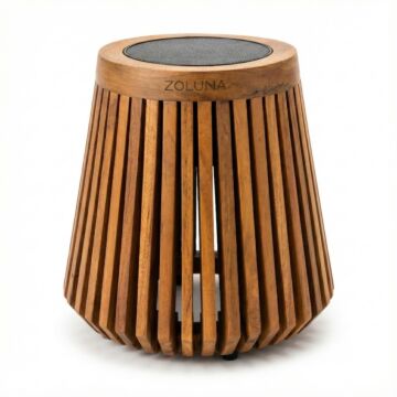 ZOLUNA solar floor lamp Lon M teak
