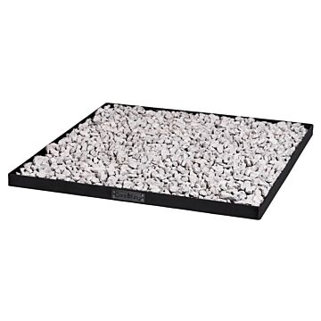 CookKing bottom plate for fire bowl product photo with pebbles
