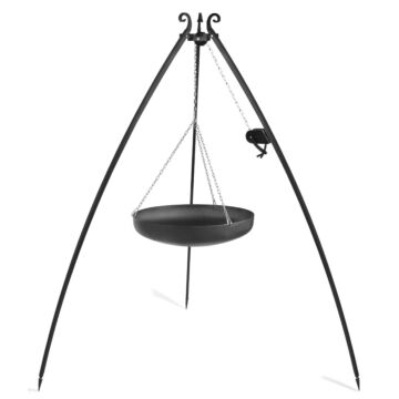 CookKing Tripod 200 cm with Wok 60 cm + Pulley