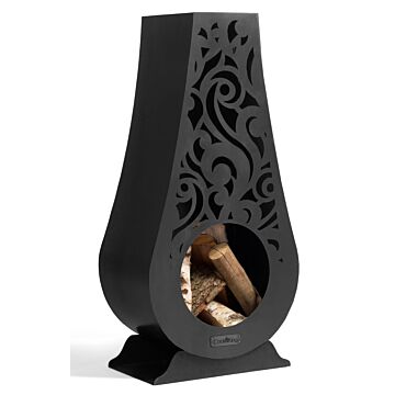 CookKing garden fireplace Hawana product photo with wood
