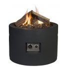 Cocoon table round black
