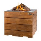 Happy Cocooning fire table square black