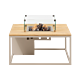 Cosi Firetable Cosiloft 100 Sandy Beige / Teak