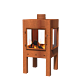 FORNO Fireplace Digna CortenSteel