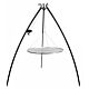 CookKing Tripod 200 cm with Pulley with stainless steel Grill