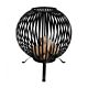 Esschert fire ball laser cut stripes black