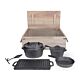Esschert campfire cooking set 7-piece