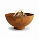 MOODZ fire bowl Dome 60 cm rust color with fire

