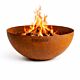 MOODZ Dome fire pit, rusted
