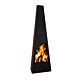 Outtrade Nevados XL Black Terrace Fireplace