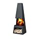 Gardenmaxx Pular XL Black Terrace Fireplace