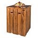 Happy Cocooning standing table teak wood