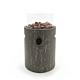 Happy Cocooning table burner Lumi Stone oscuro travertine