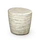 Happy Cocooning side table Organic travertine