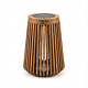 ZOLUNA solar floor lamp Lon L teak