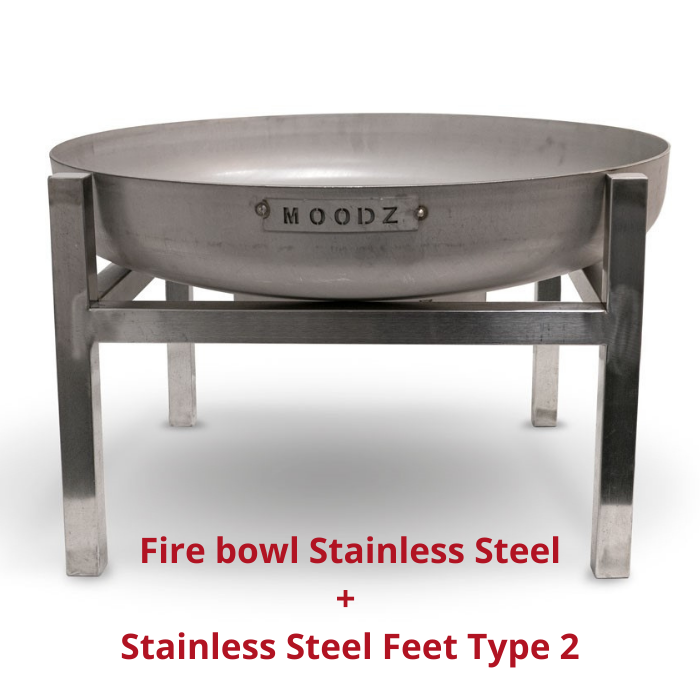 MOODZ Firebowl Stainless Steel