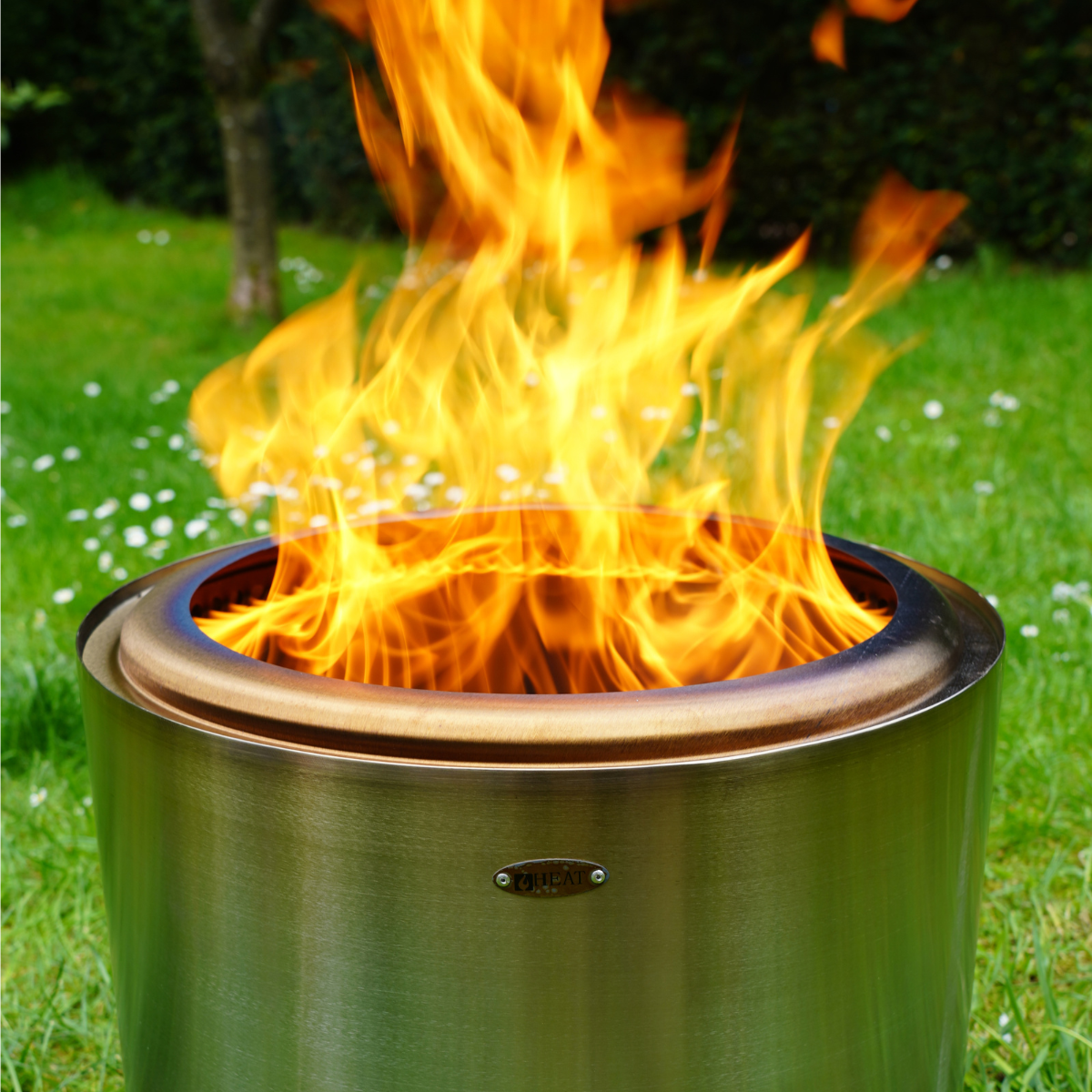 HEAT Smokeless Fire Pit Rokfri Xlarge Stainless Steel
