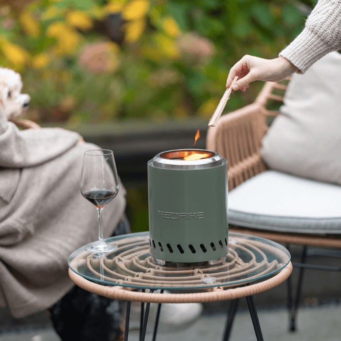 RedFire Volcano Pellet Table Fire Pit M