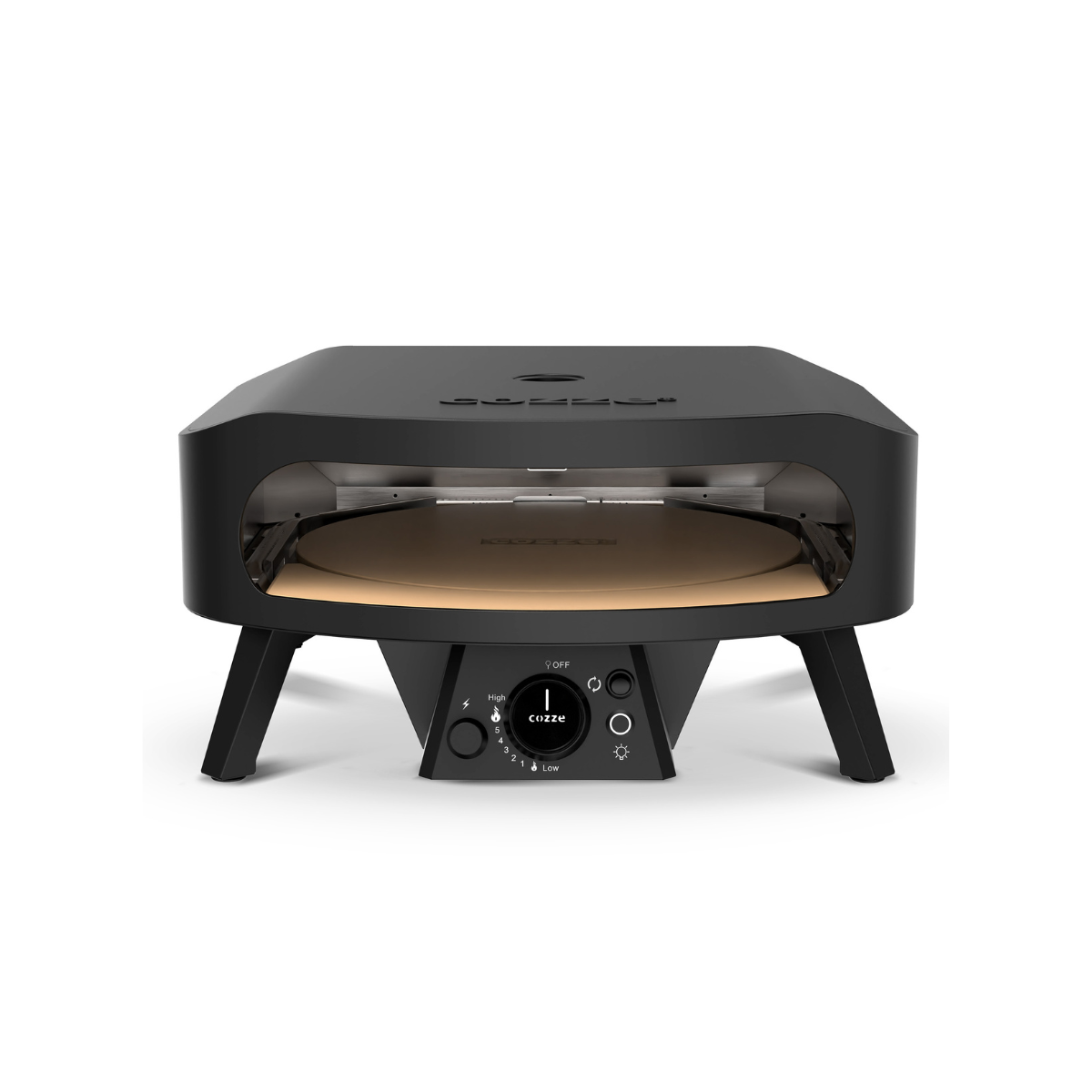 Cozze Classic ROTATE Black 17" gas pizza oven