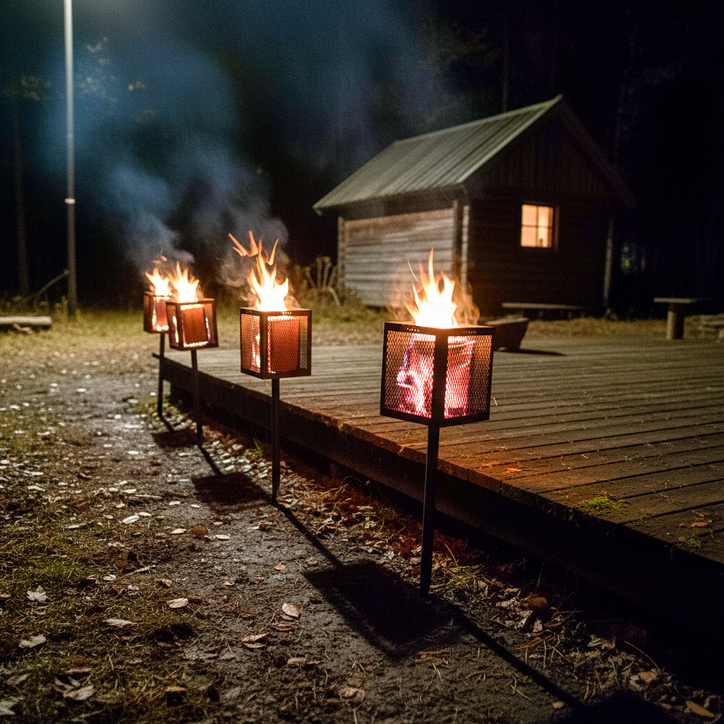 STOOQ Swedish Torch Holder Highlander Square