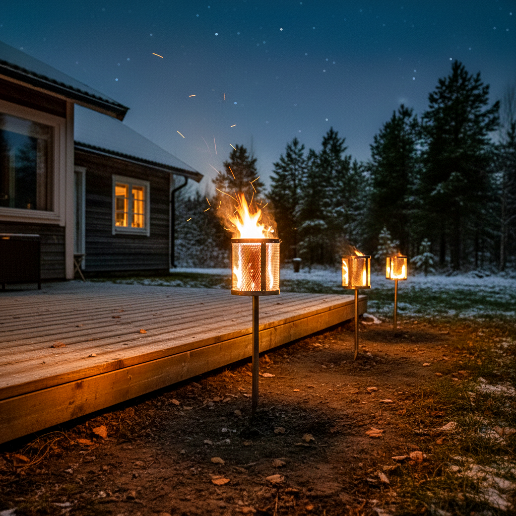 STOOQ Swedish Torch Holder Highlandr Round 