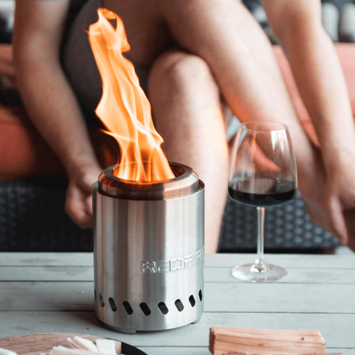 RedFire Volcano Pellet Table Fire Pit S