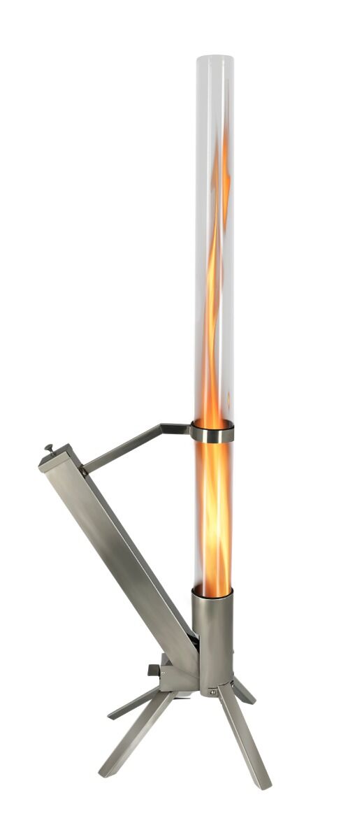 Green Flame Lounge Pellet Heater Stainless Steel