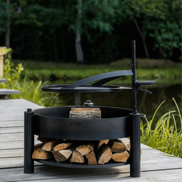 CookKing Multi-functional Firebowl Montana X with Grill Grid 60 cm