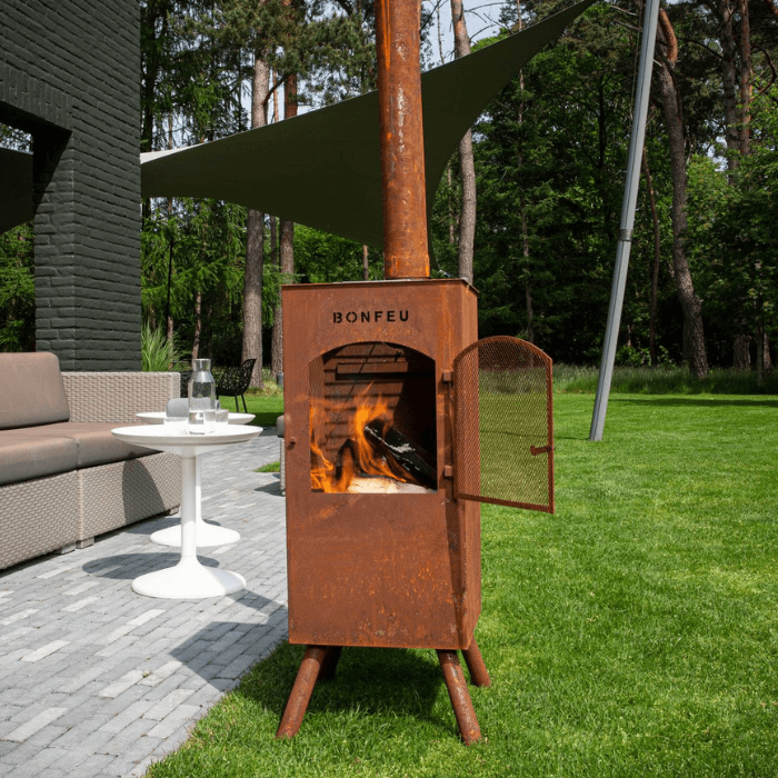 BonFeu BonCarré Corten Fireplace