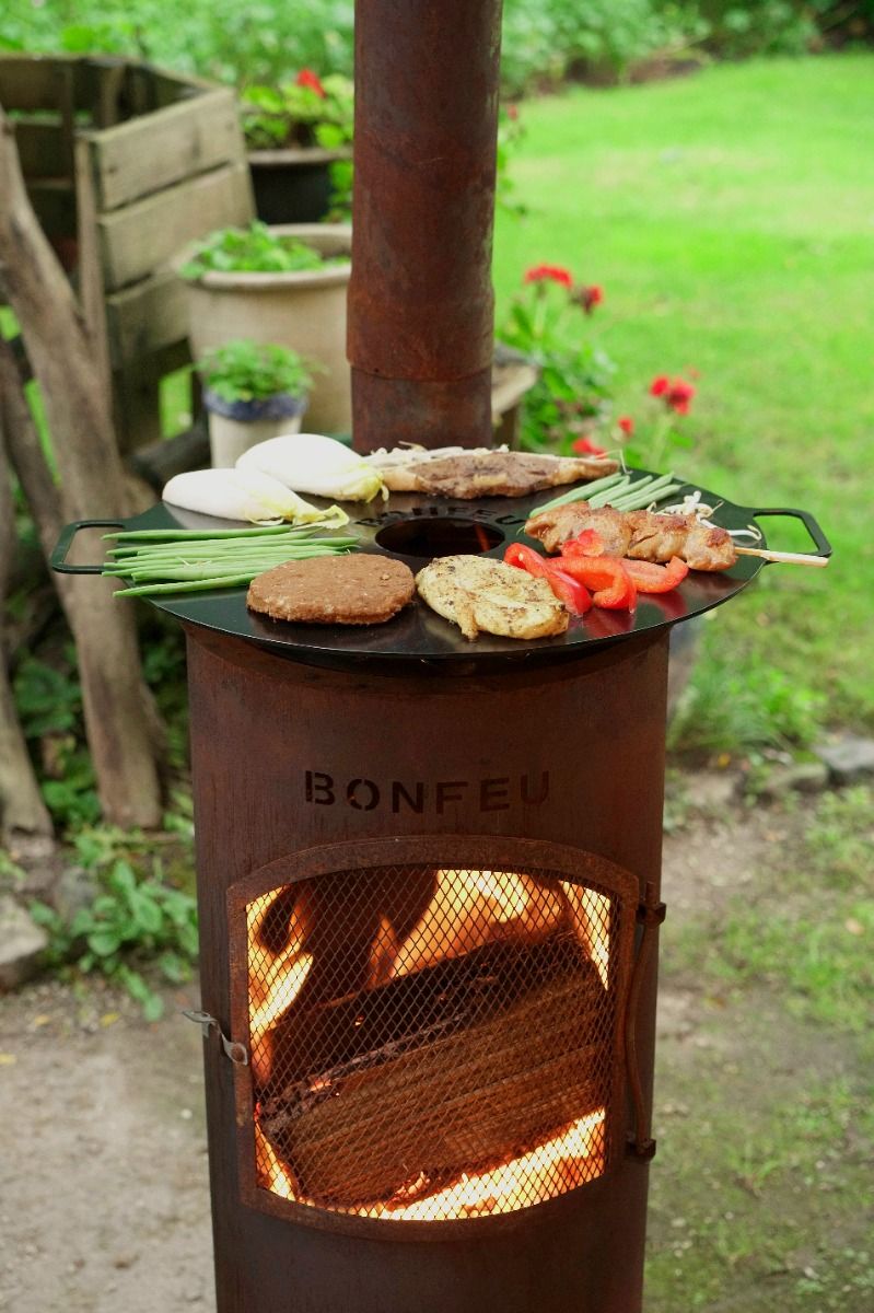 BonFeu BonGiano LP Corten Fireplace