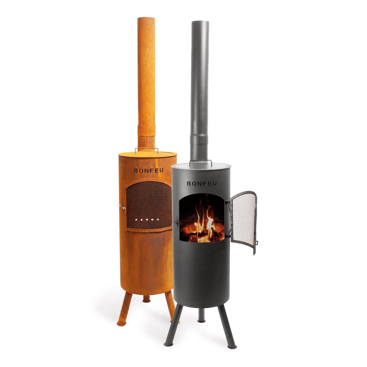 BonFeu BonGiano LP Corten Fireplace