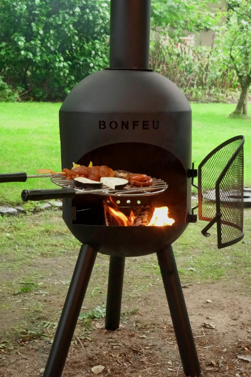 BonFeu BonSolo Black Fireplace