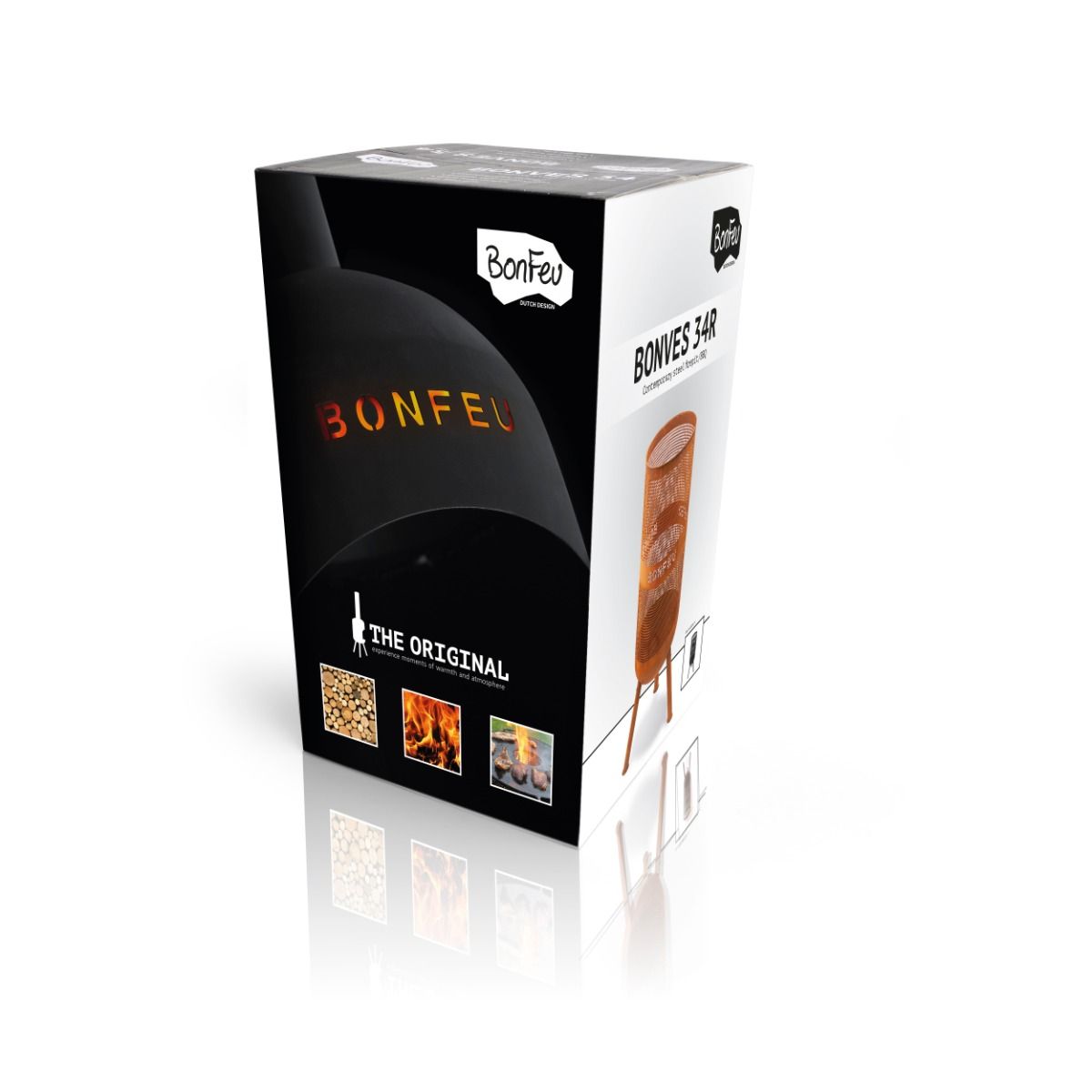 BonFeu BonVes 34 Rust Firepit