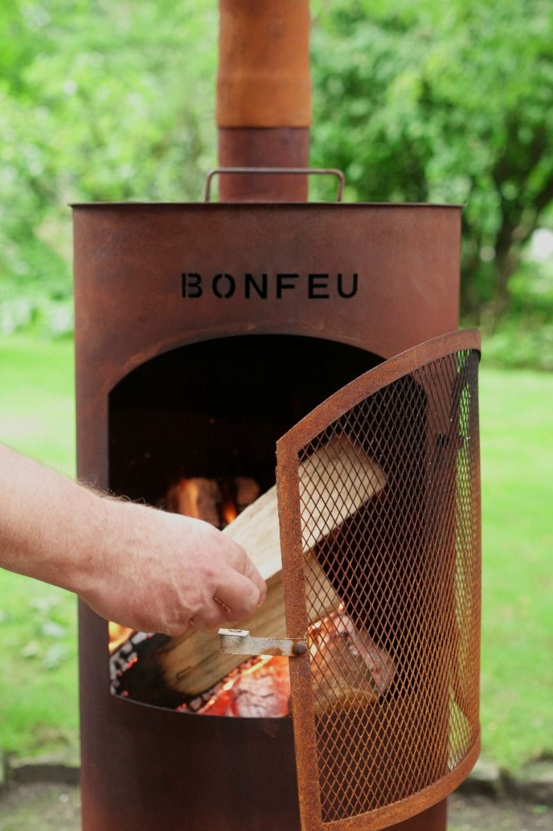 BonFeu Bontino LP Rust Fireplace